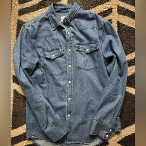 Flint and Tinder Denim button down